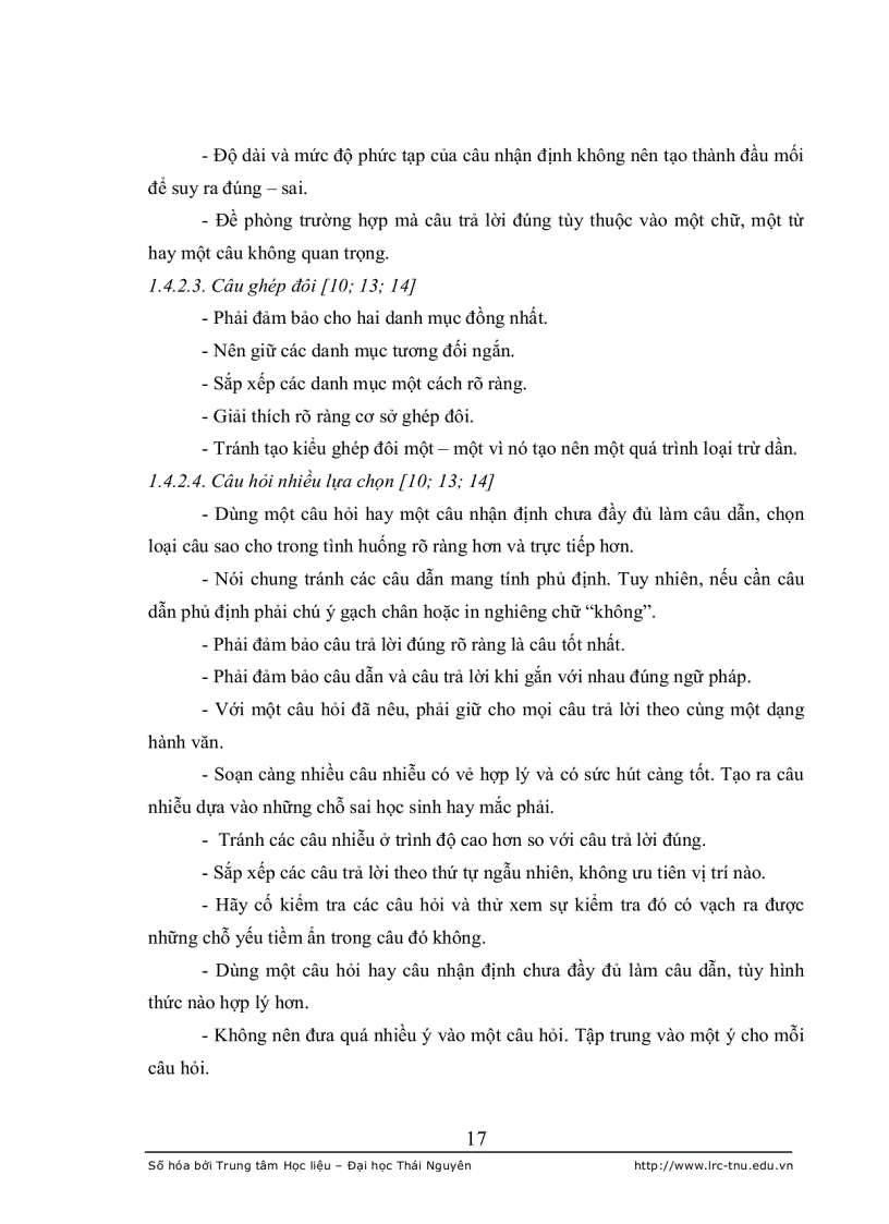 image for page Xây dựng hệ thống câu hỏi trắc nghiệm khách quan dùng để kiểm tra đánh giá kiến thức chương axit bazơ trong hóa phân tích
