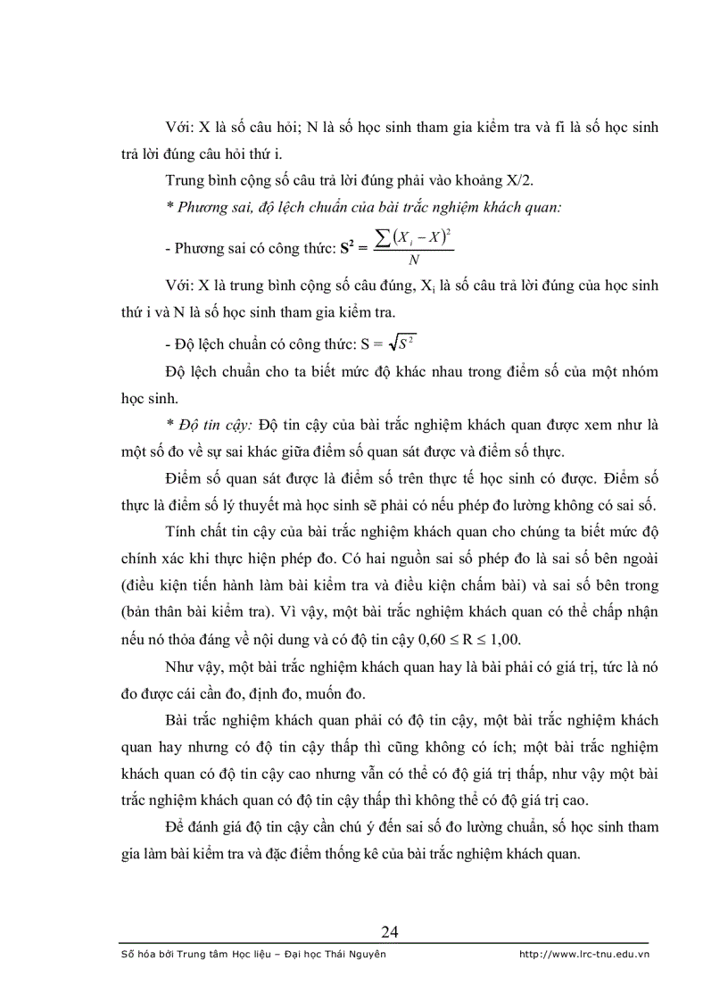 image for page Xây dựng hệ thống câu hỏi trắc nghiệm khách quan dùng để kiểm tra đánh giá kiến thức chương axit bazơ trong hóa phân tích