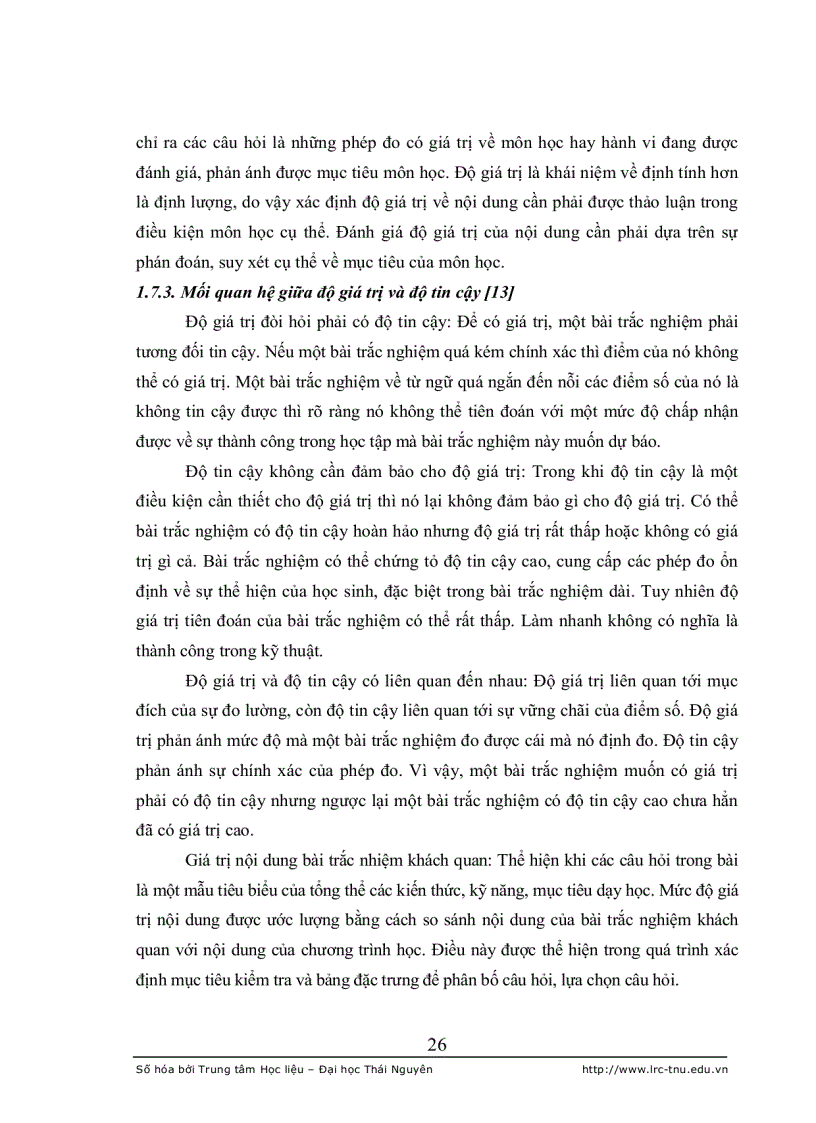 image for page Xây dựng hệ thống câu hỏi trắc nghiệm khách quan dùng để kiểm tra đánh giá kiến thức chương axit bazơ trong hóa phân tích