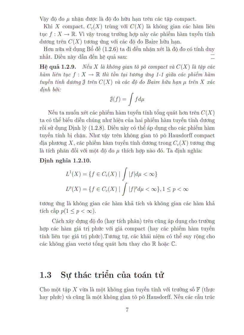 image for page Xây dựng không gian Lp cho đại số toán tử