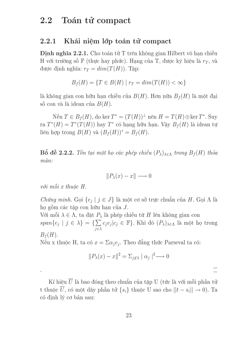 image for page Xây dựng không gian Lp cho đại số toán tử