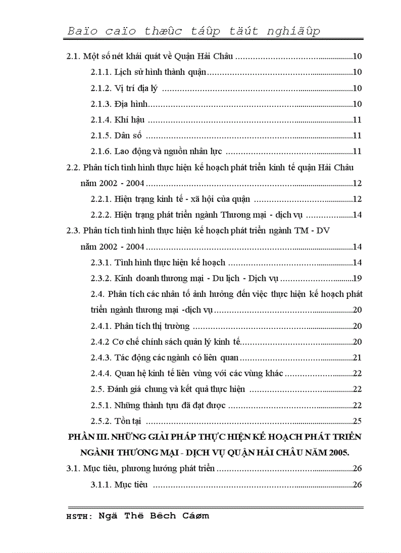 image for page Những biện pháp nhằm thực hiện kế hoạch phát triển Thương mại dịch vụ của quận Hải Châu