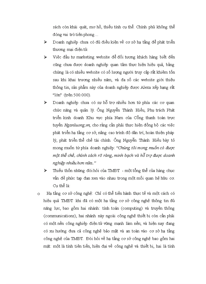 image for page Những khó khăn và thuận lợi trong việc phát triển thương mại điện tử ở Việt Nam