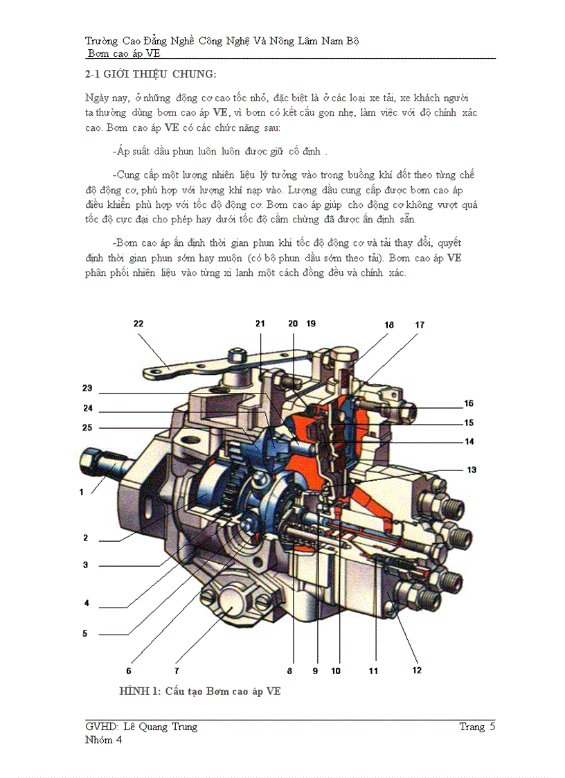 image for page Bơm cao áp VE