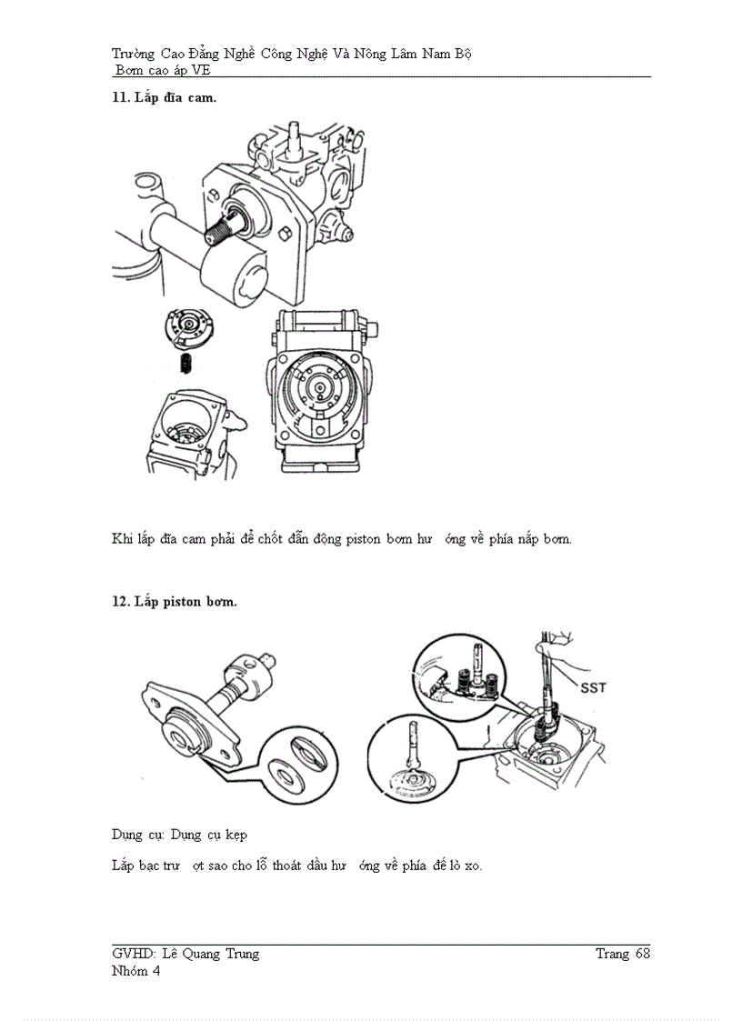 image for page Bơm cao áp VE