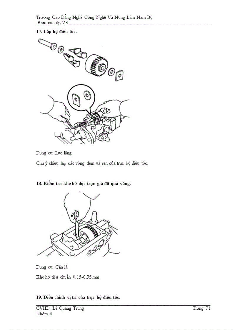 image for page Bơm cao áp VE