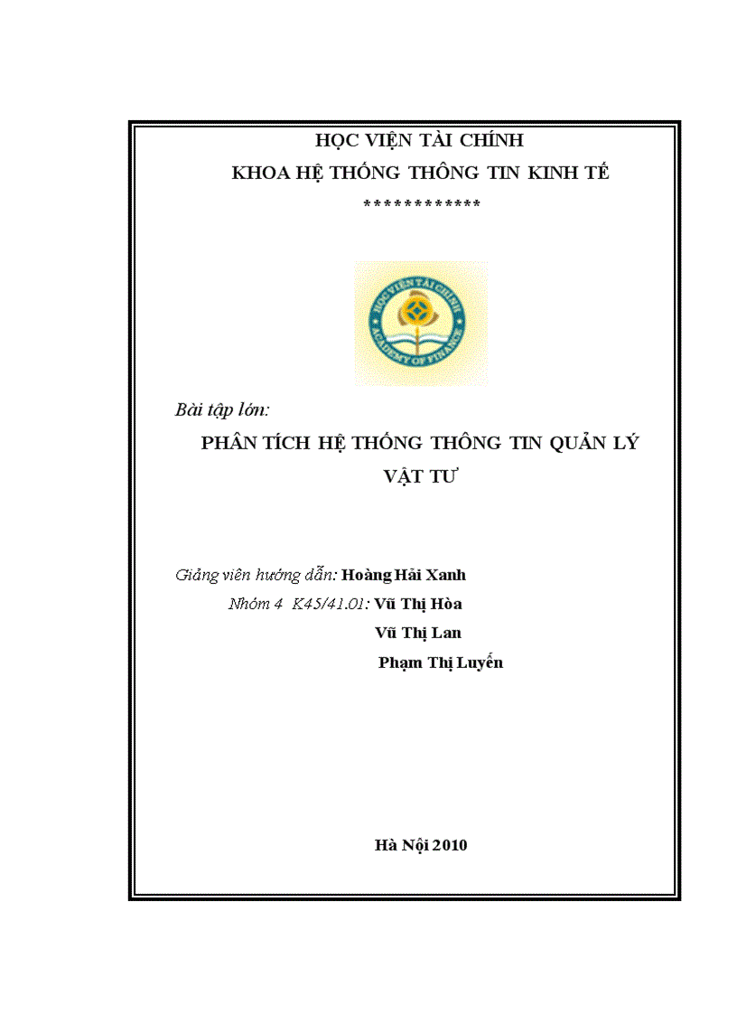 image for page Xây dựng mô hình kế toán chi tiết vật tư ở công ty cp tập đoàn tân mai
