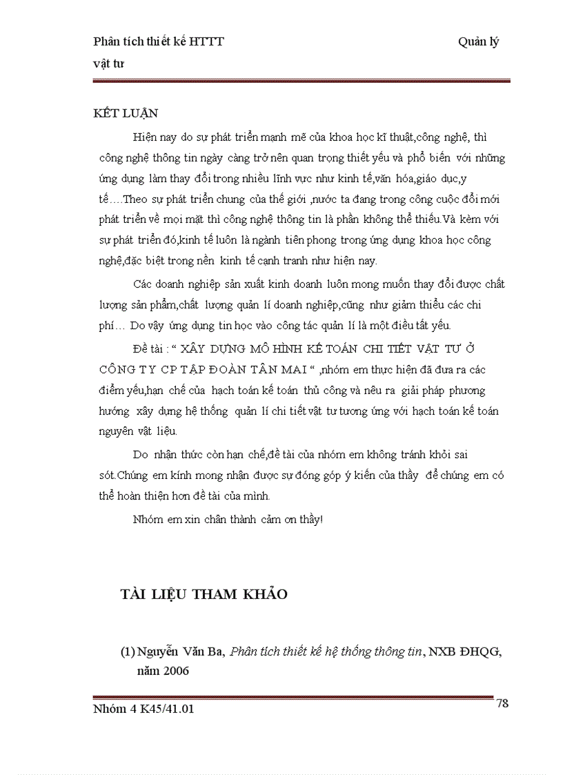 image for page Xây dựng mô hình kế toán chi tiết vật tư ở công ty cp tập đoàn tân mai