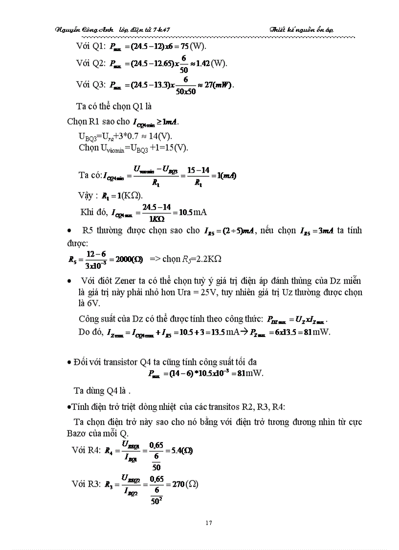 image for page Thiết kế nguồn ổn áp