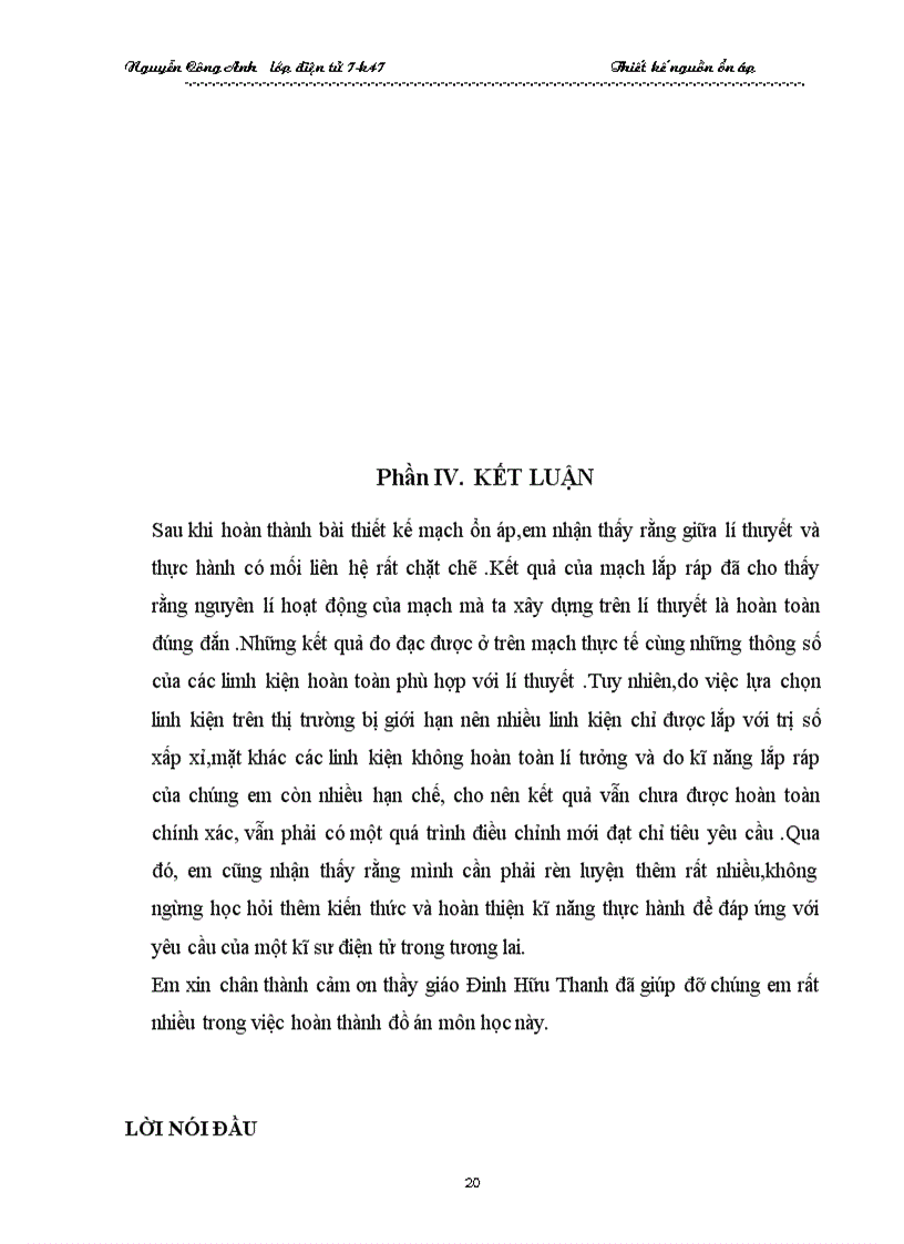 image for page Thiết kế nguồn ổn áp