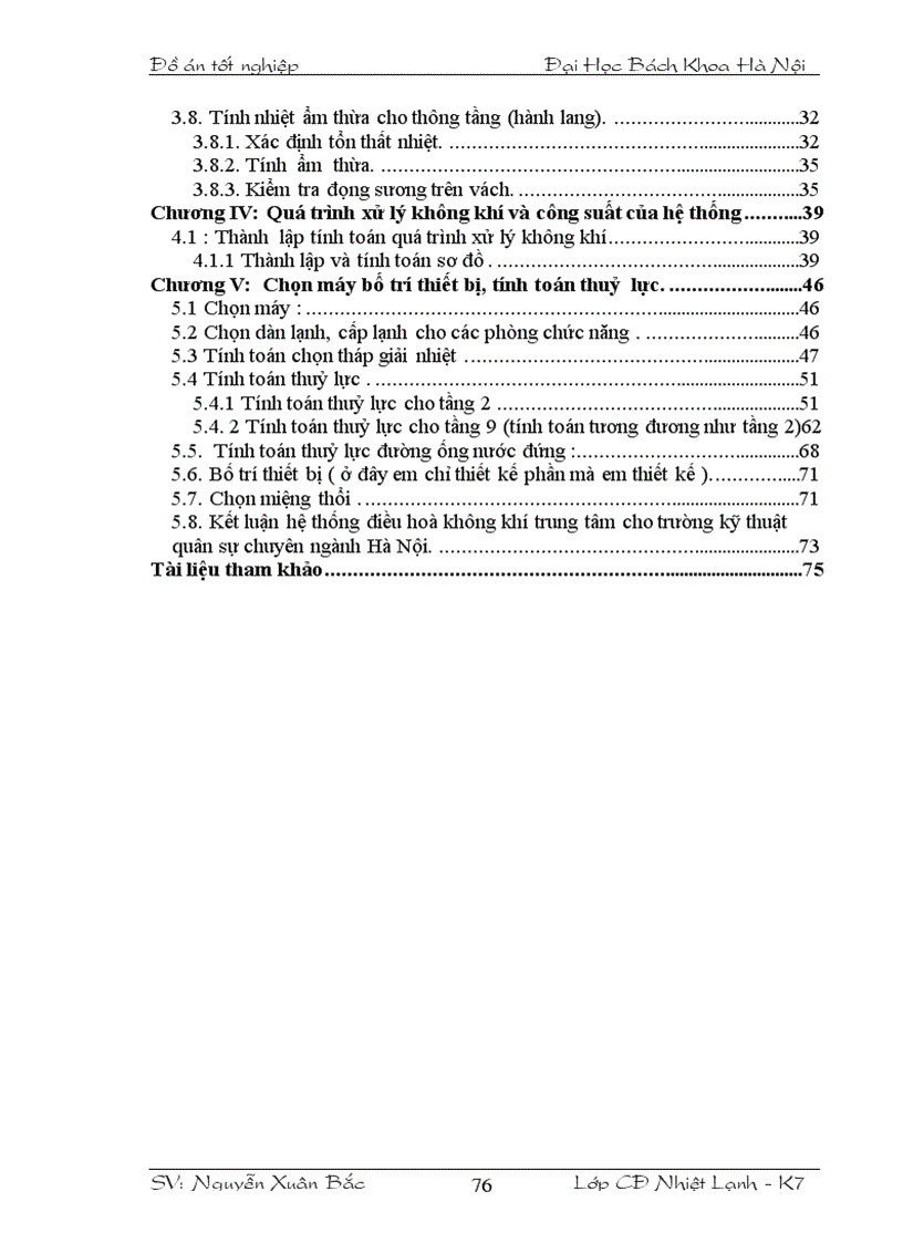 image for page Thiết kế hệ thống điều hoà không khí trung tâm cho trường kỹ thuật quân sự chuyên ngành hà nội