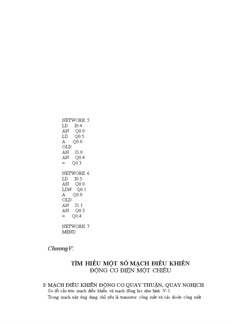 image for page Ứng dụng điện tử công suất và bộ điều khiển lập trình plc trong điều khiển động cơ điện một chiều