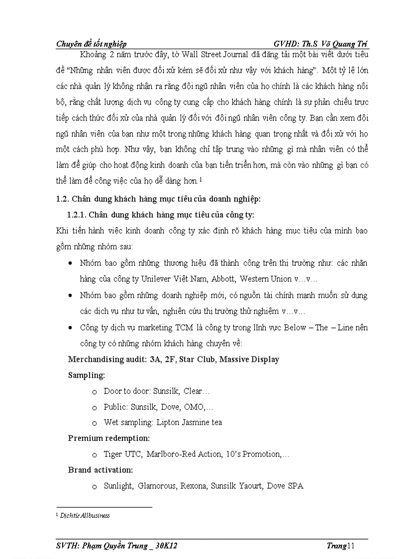 image for page Khảo sát sự thỏa mãn của khách hàng và áp dụng trong hoàn thiện quy trình phục vụ khách hàng tại công ty dịch vụ marketing tcm
