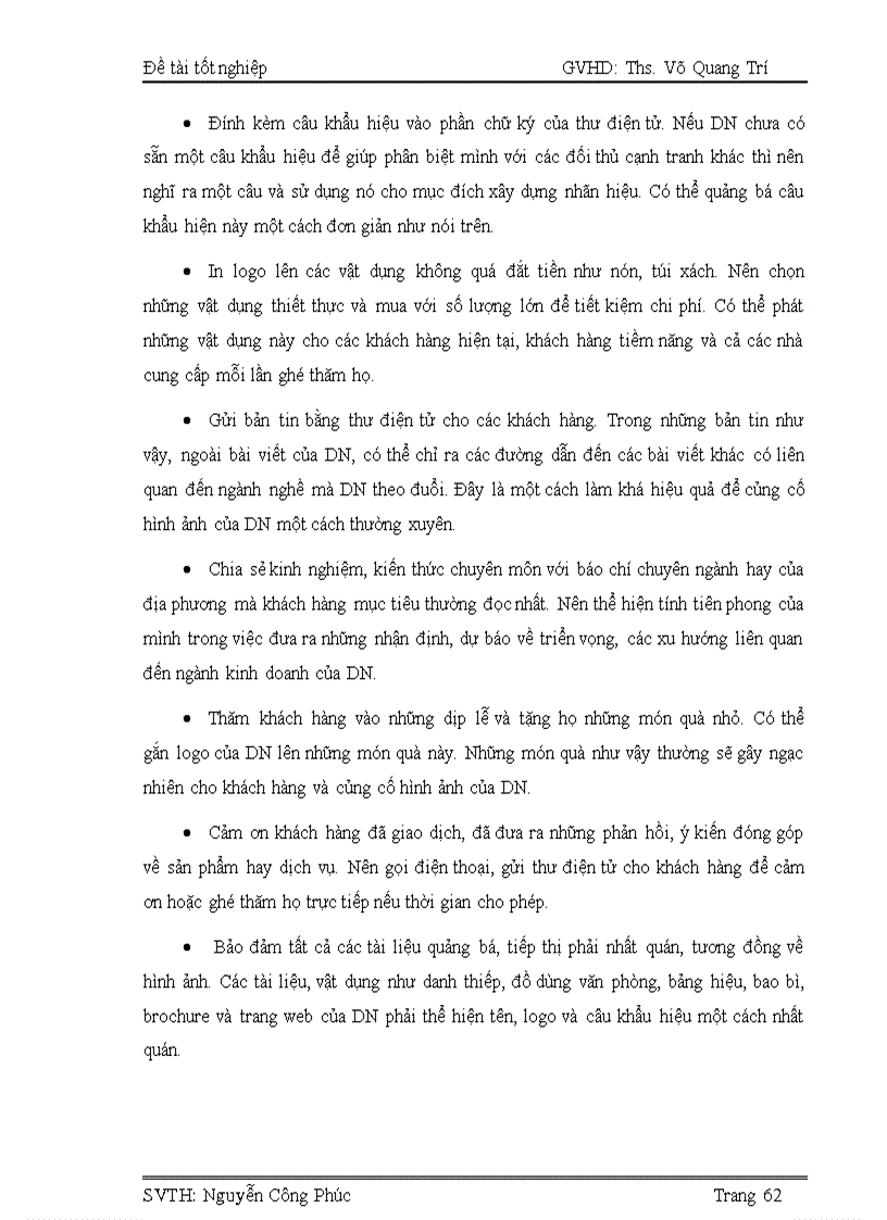 image for page THỰC TRẠNG CÔNG TÁC XÂY DỰNG THƯƠNG HIỆU CỦA CÁC doanh nghiệp vừa và nhỏ Ở NƯỚC TA