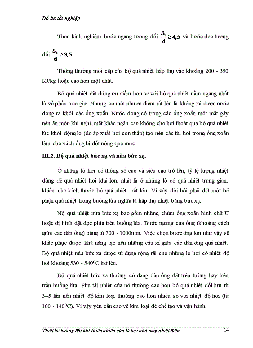 image for page Thiết kế buồng đốt khí thiên nhiên của lò hơi nhà máy nhiệt điện năng suất 30 T hơigiờ