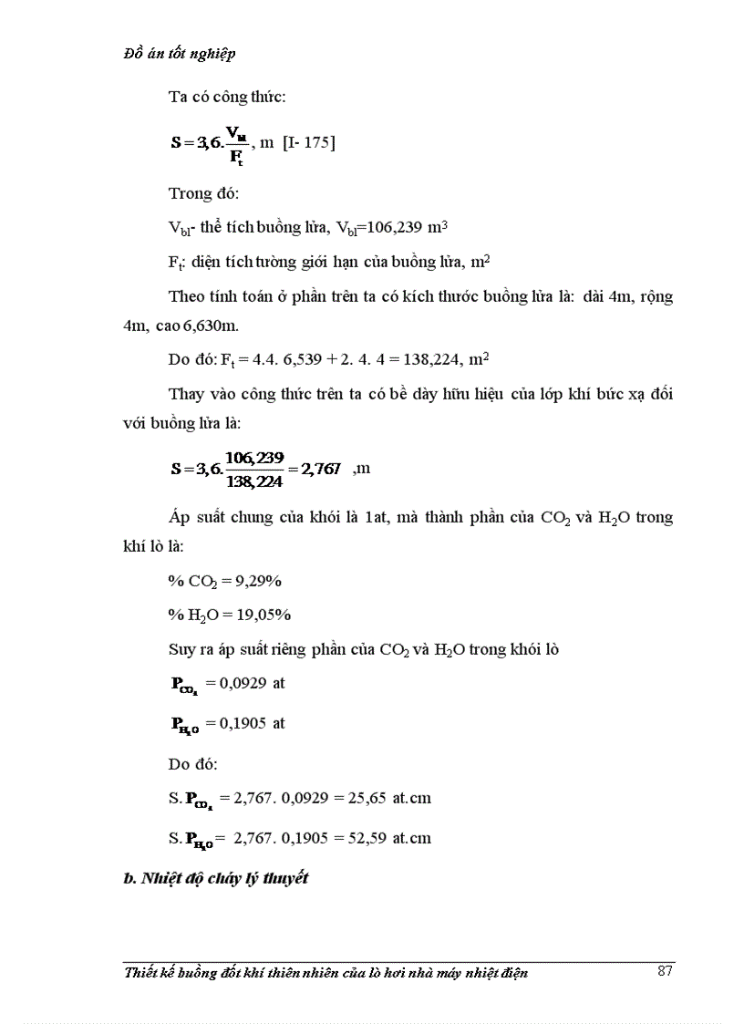 image for page Thiết kế buồng đốt khí thiên nhiên của lò hơi nhà máy nhiệt điện năng suất 30 T hơigiờ