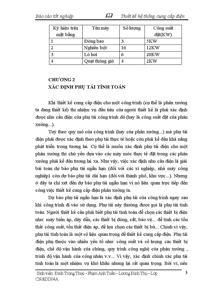 image for page Thiết kế chọn thiết bị lắp đặt hệ thống cung cấp điện cho một xưởng chế biến thức ăn gia súc
