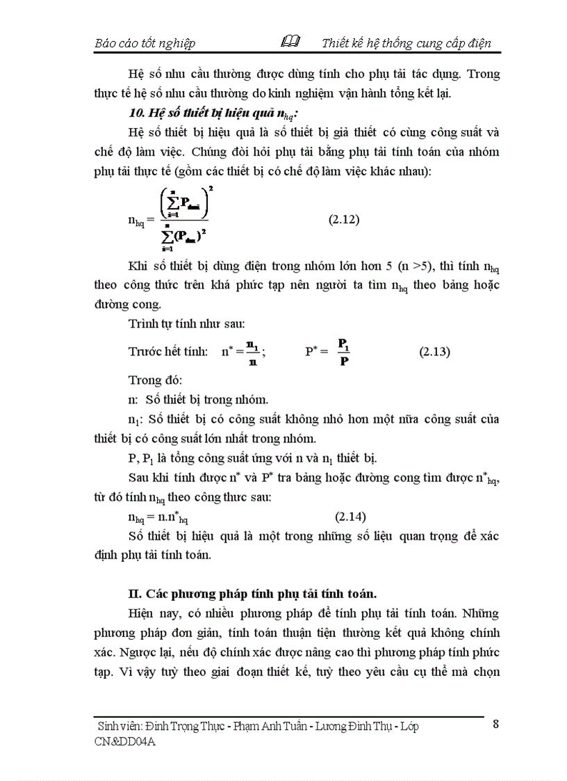image for page Thiết kế chọn thiết bị lắp đặt hệ thống cung cấp điện cho một xưởng chế biến thức ăn gia súc