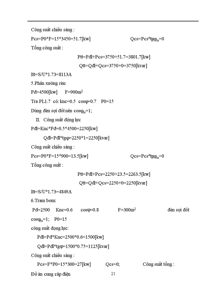 image for page Thiết kế hệ thống cung cấp điện cho nhà máy cơ khí địa phương