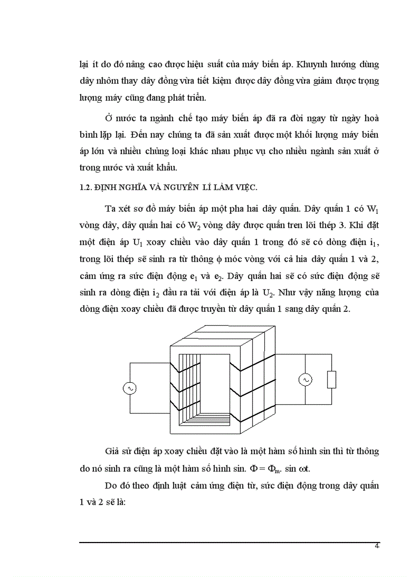 image for page Thiết kế máy biến áp ngâm dầu