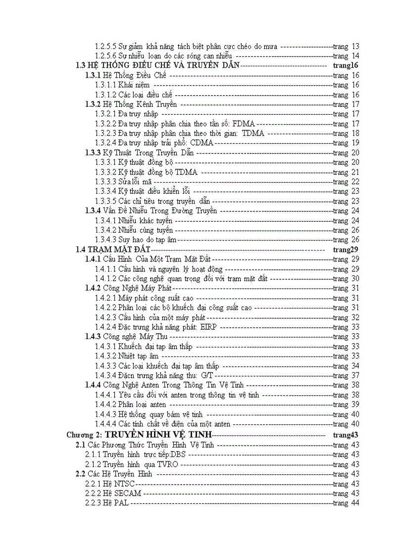 image for page Khảo sát hệ thống thông tin vệ tinh và thiết kế hệ thống thu catv cho một khách sạn