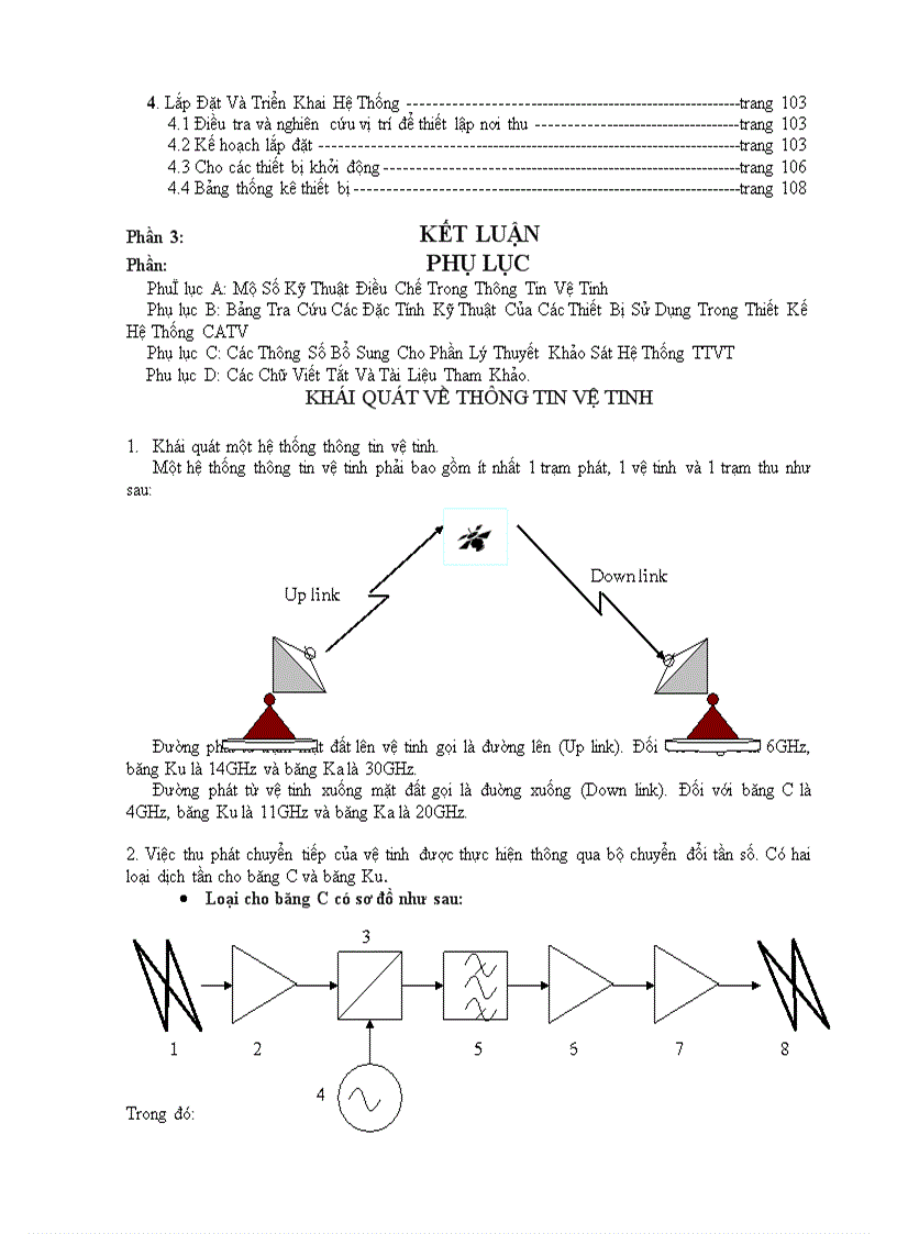 image for page Khảo sát hệ thống thông tin vệ tinh và thiết kế hệ thống thu catv cho một khách sạn