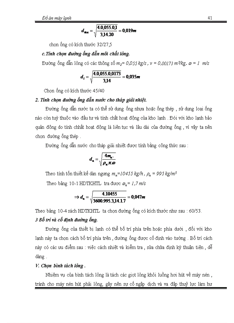 image for page Thiết kế kho làm đông với nhiệt độ 18oc