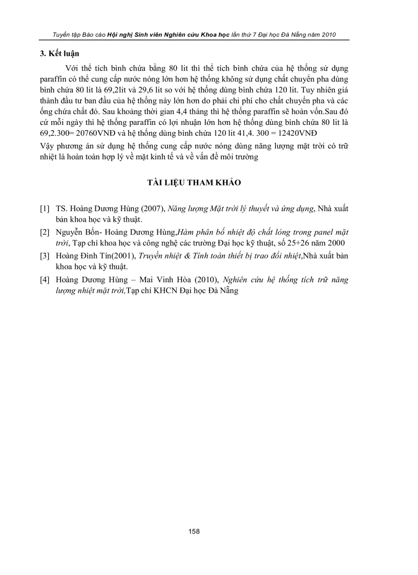 image for page Nghiên cứu hệ thống cung cấp nước nóng sử dụng năng lượng mặt trời có trữ nhiệt