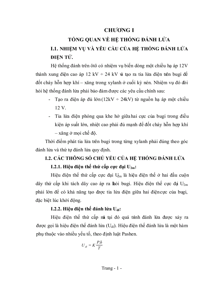 image for page Thiết kế chế tạo mô hình học cụ Hệ thống đánh lửa ECU