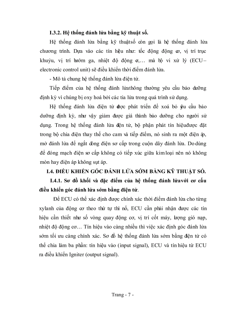 image for page Thiết kế chế tạo mô hình học cụ Hệ thống đánh lửa ECU