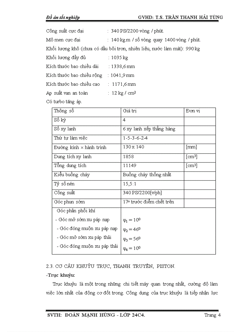 image for page Khảo sát hệ thống làm mát trên động cơ D6AC được lắp trên xe HYUNDAI