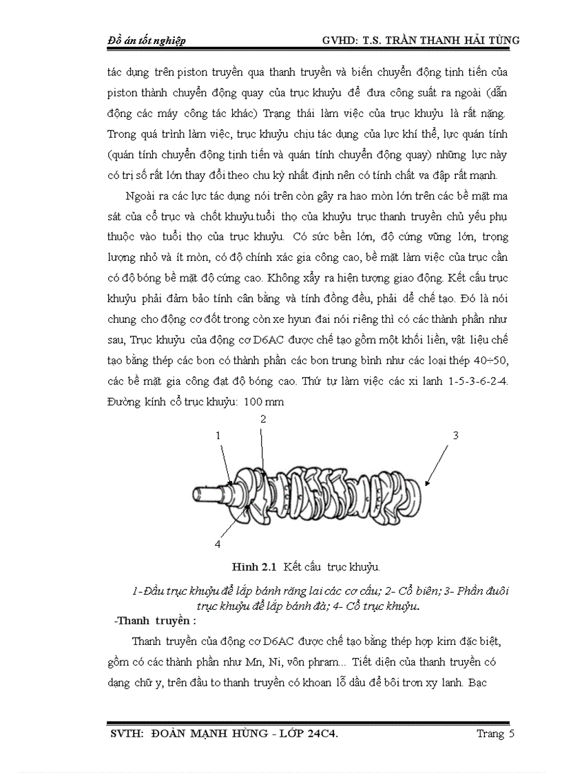 image for page Khảo sát hệ thống làm mát trên động cơ D6AC được lắp trên xe HYUNDAI
