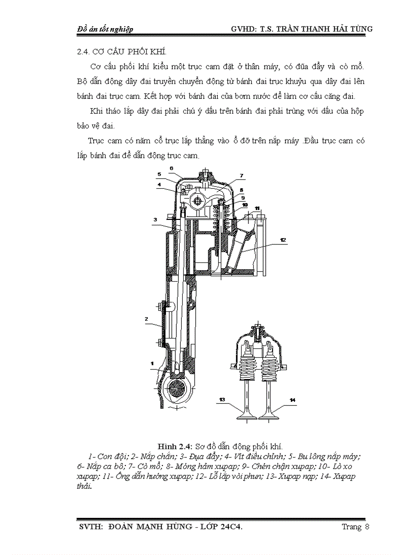 image for page Khảo sát hệ thống làm mát trên động cơ D6AC được lắp trên xe HYUNDAI
