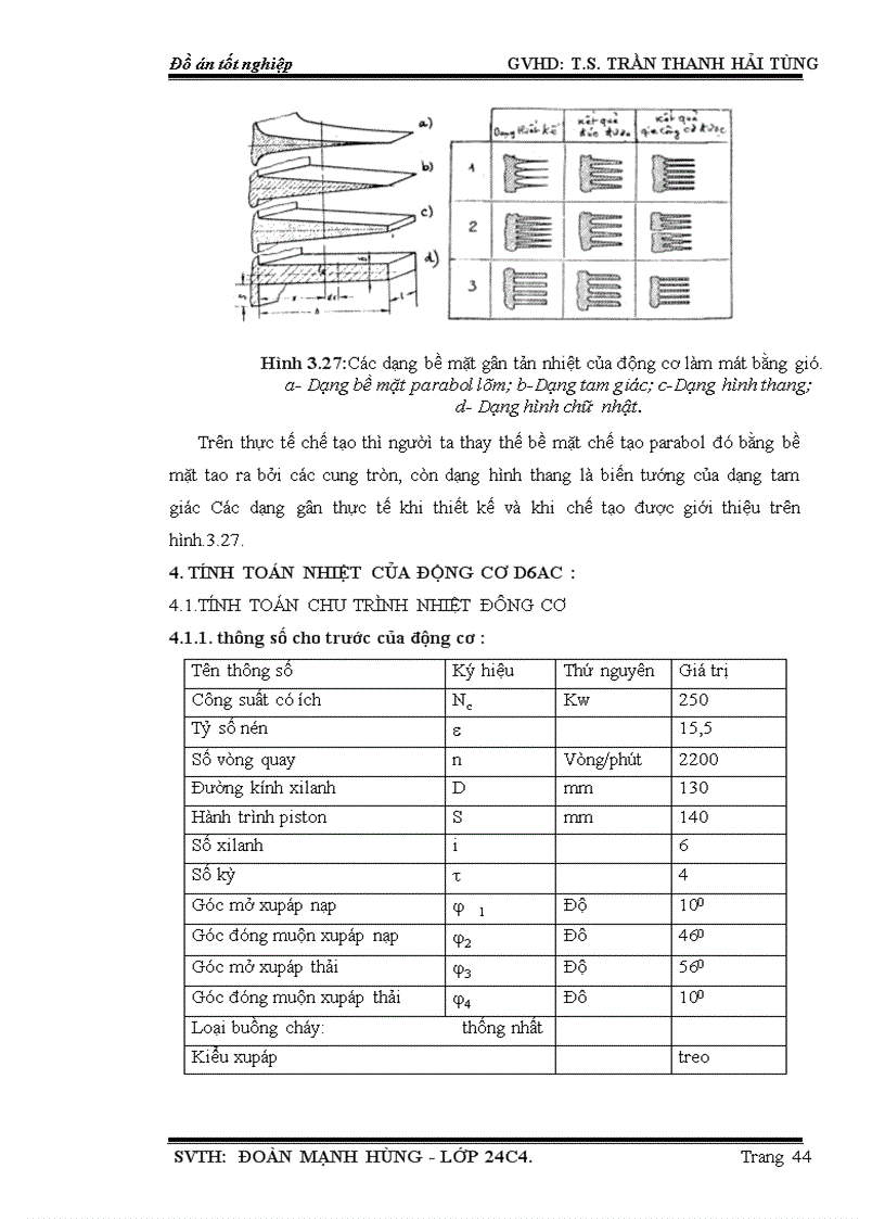 image for page Khảo sát hệ thống làm mát trên động cơ D6AC được lắp trên xe HYUNDAI