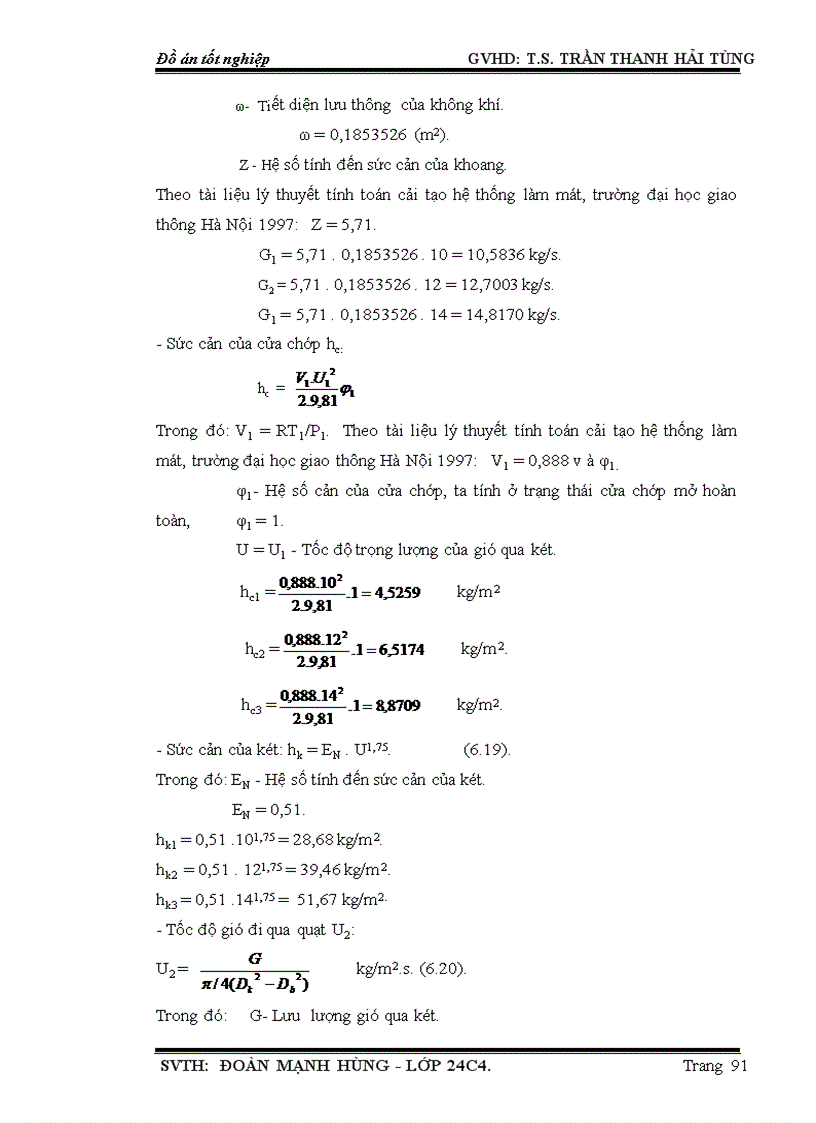 image for page Khảo sát hệ thống làm mát trên động cơ D6AC được lắp trên xe HYUNDAI