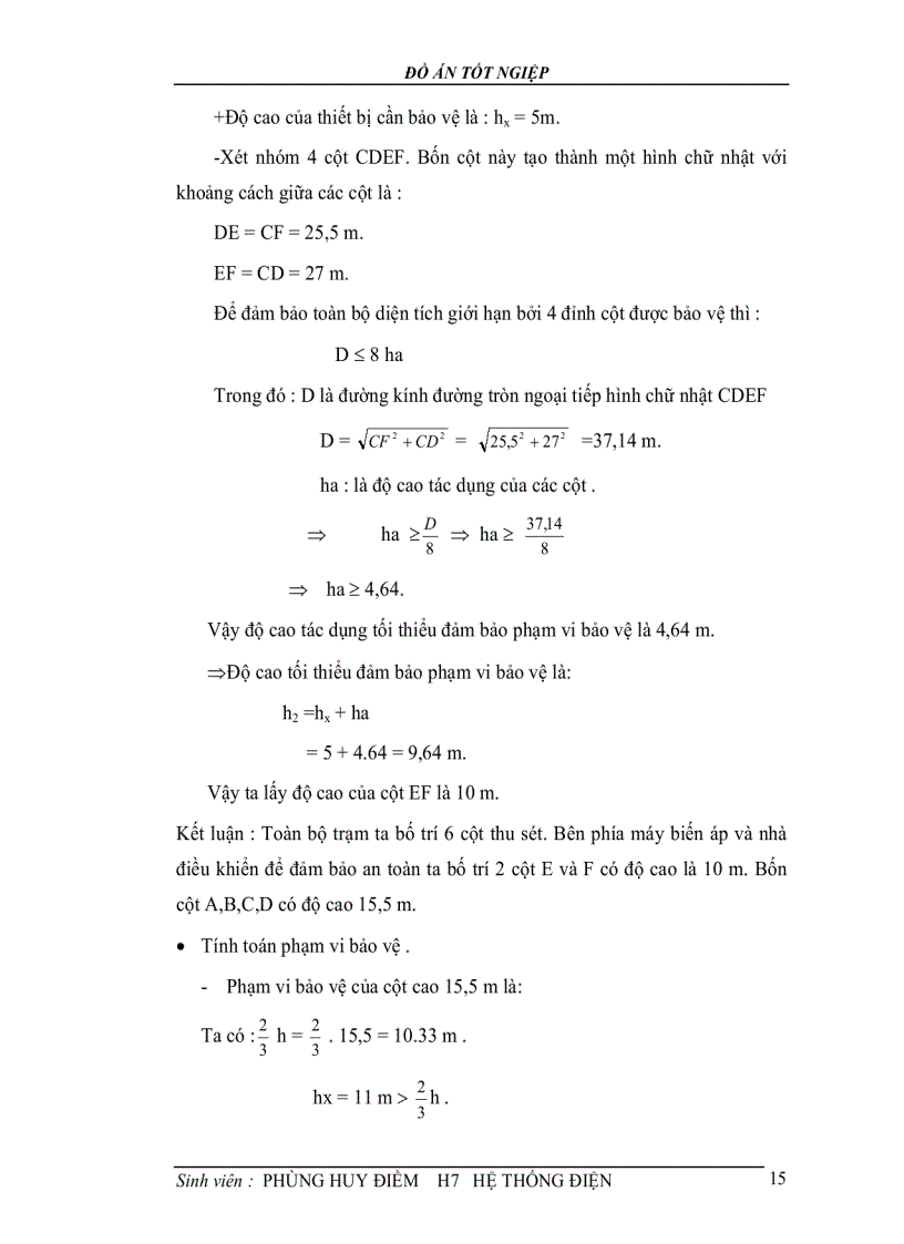 image for page Thiết kế hệ thống chống sét cho một trạm biến áp và đường dây cao áp dẫn tới trạm
