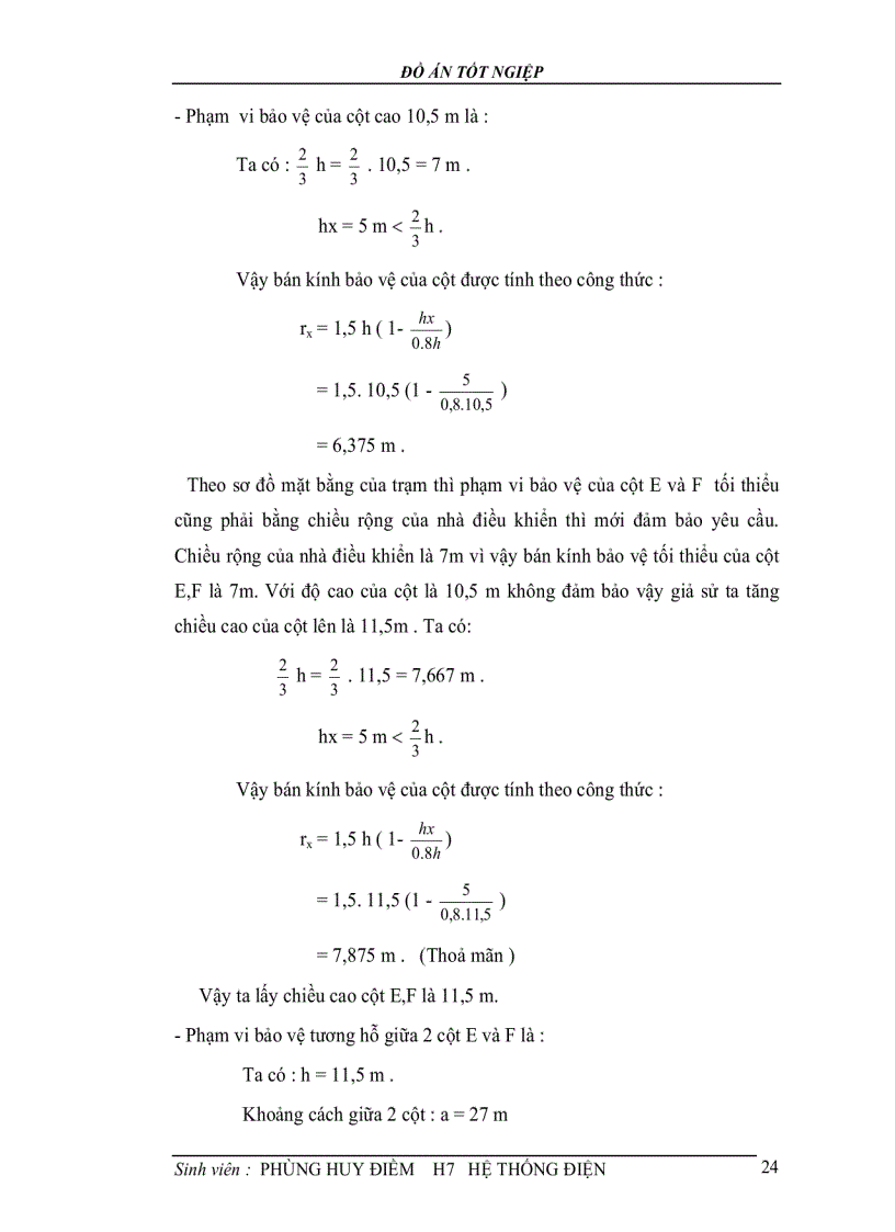 image for page Thiết kế hệ thống chống sét cho một trạm biến áp và đường dây cao áp dẫn tới trạm