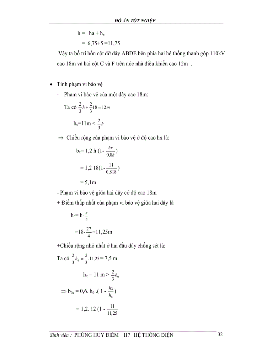 image for page Thiết kế hệ thống chống sét cho một trạm biến áp và đường dây cao áp dẫn tới trạm