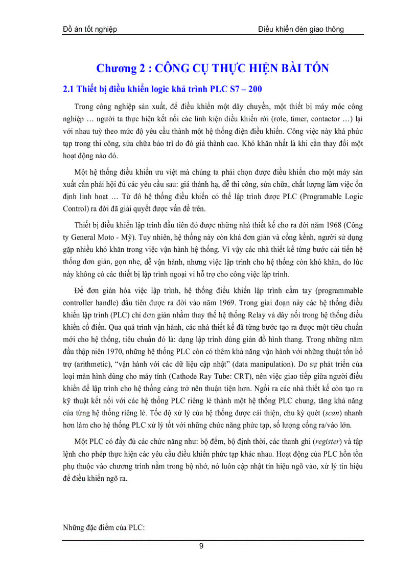 image for page Thiết Kế Hệ Thống Điều Khiển Đèn Giao Thông Trên Micro PLC SIMATIC S7 200