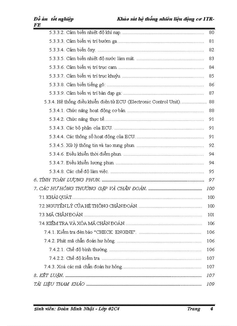 image for page Khảo sát hệ thống nhiên liệu động cơ 1TR FE