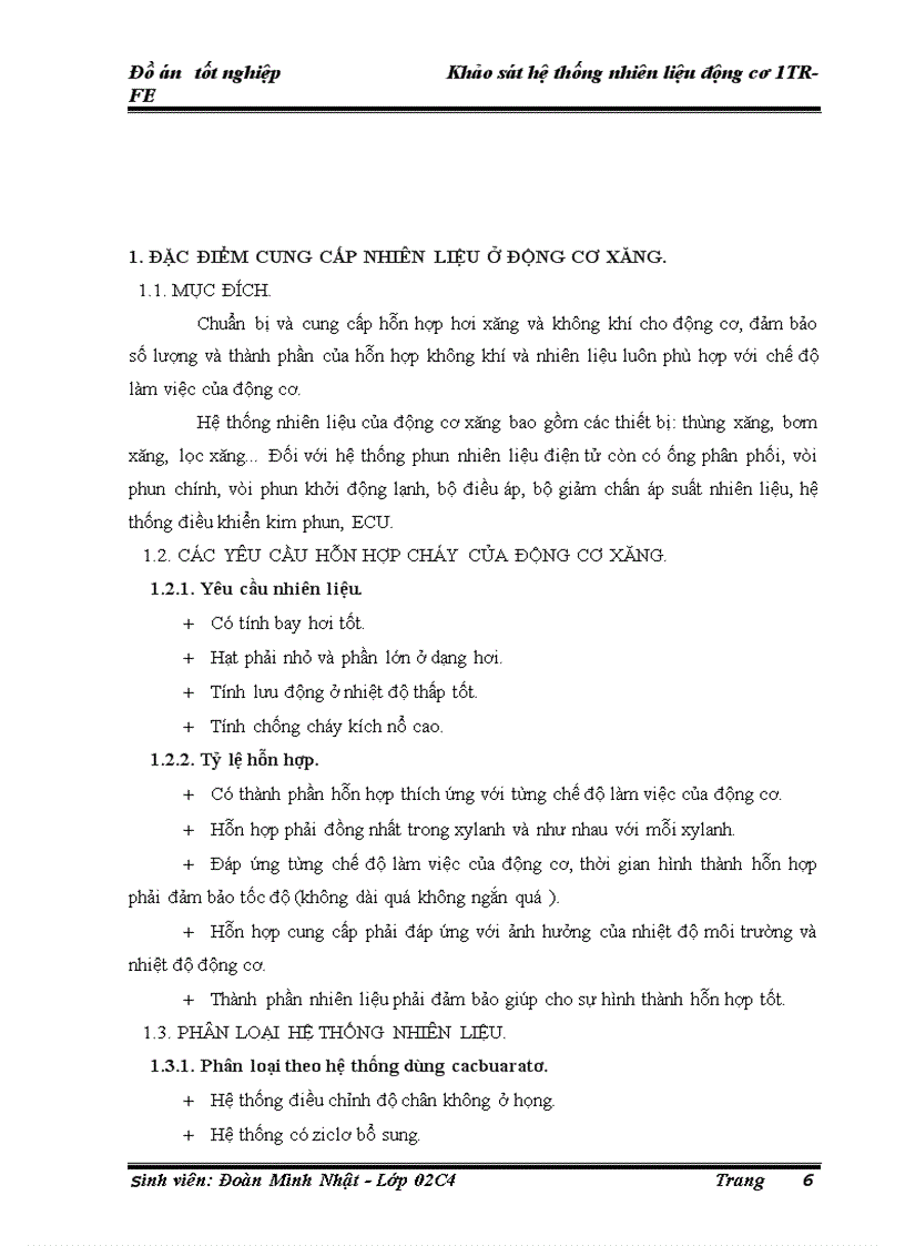 image for page Khảo sát hệ thống nhiên liệu động cơ 1TR FE