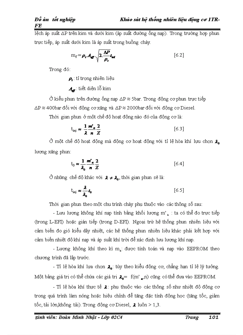 image for page Khảo sát hệ thống nhiên liệu động cơ 1TR FE
