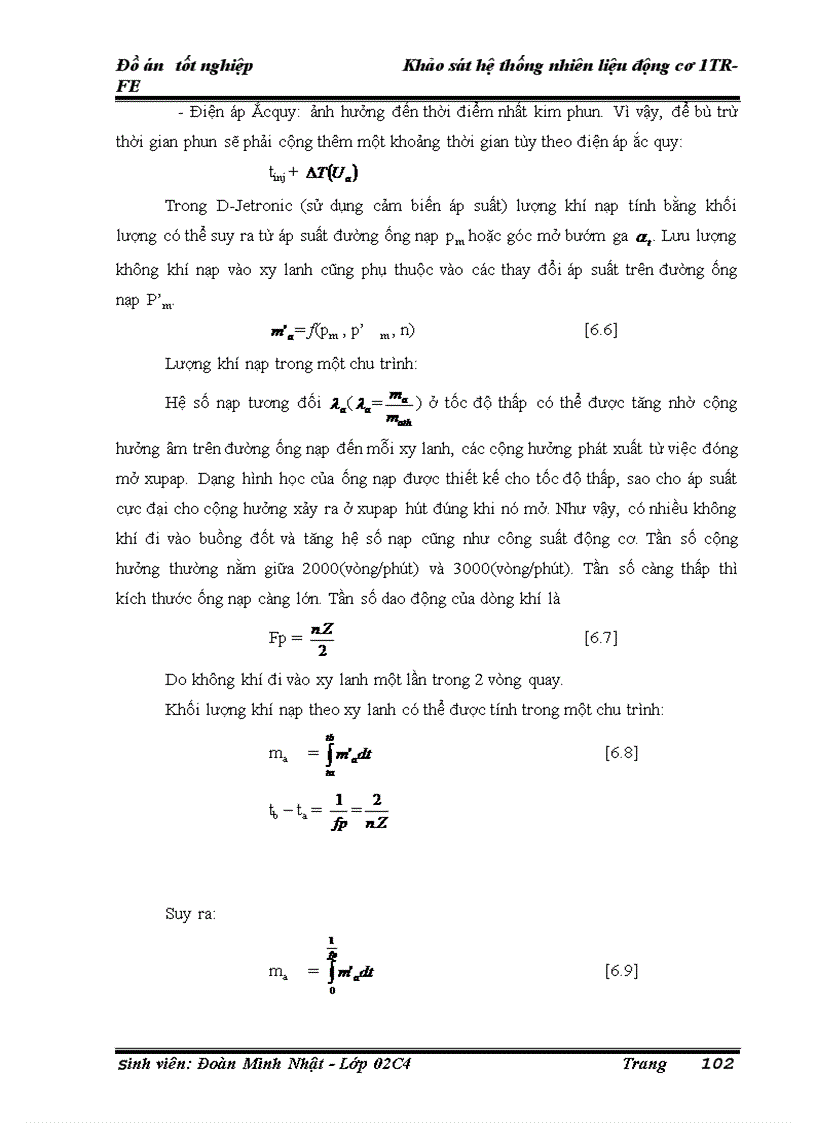 image for page Khảo sát hệ thống nhiên liệu động cơ 1TR FE