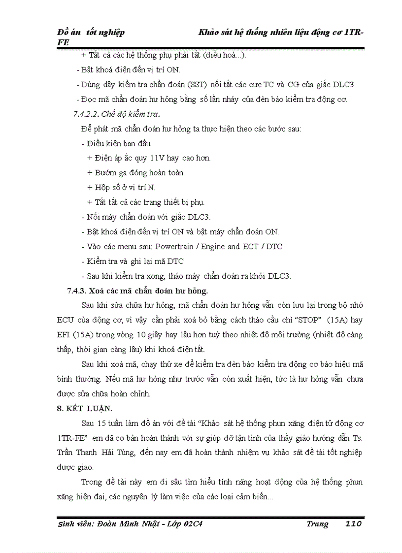 image for page Khảo sát hệ thống nhiên liệu động cơ 1TR FE