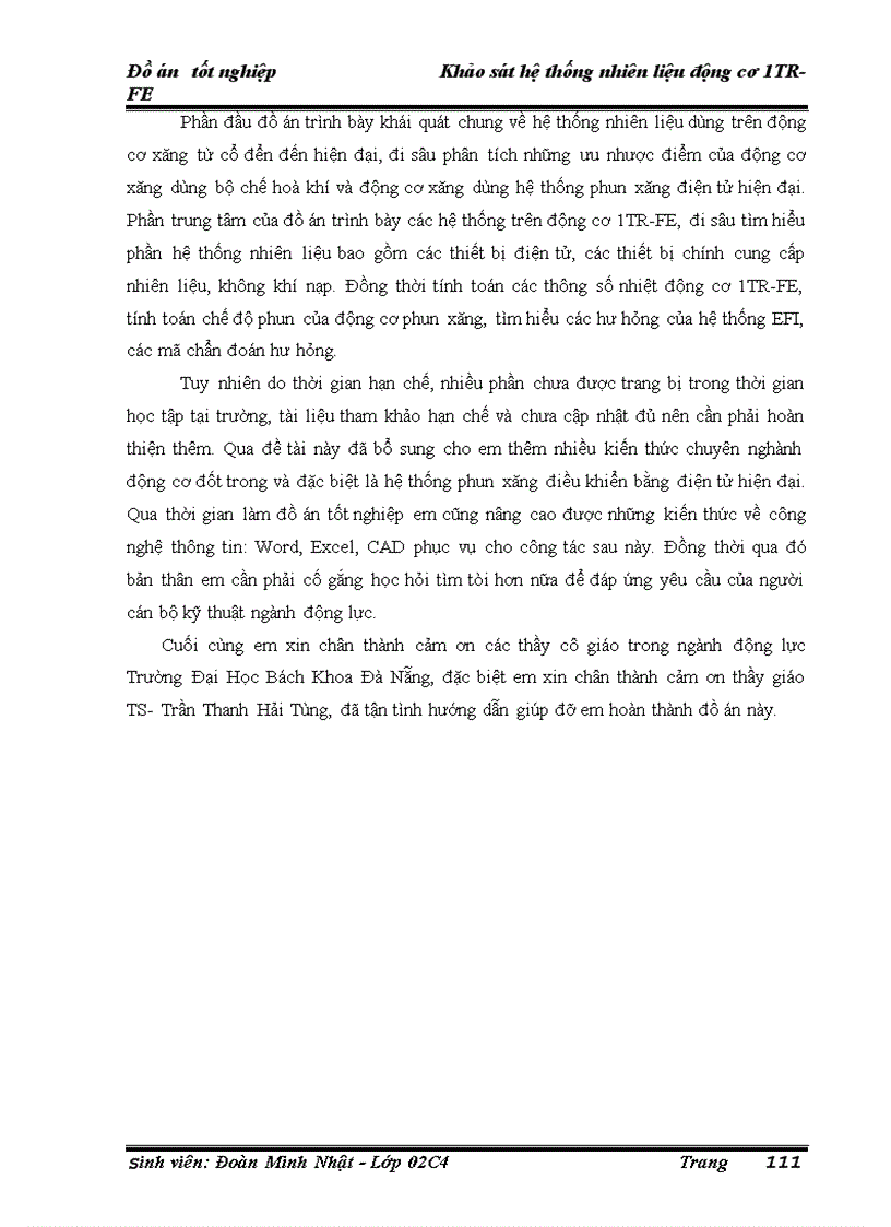 image for page Khảo sát hệ thống nhiên liệu động cơ 1TR FE