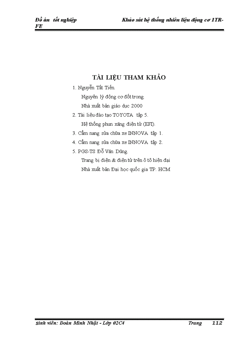 image for page Khảo sát hệ thống nhiên liệu động cơ 1TR FE