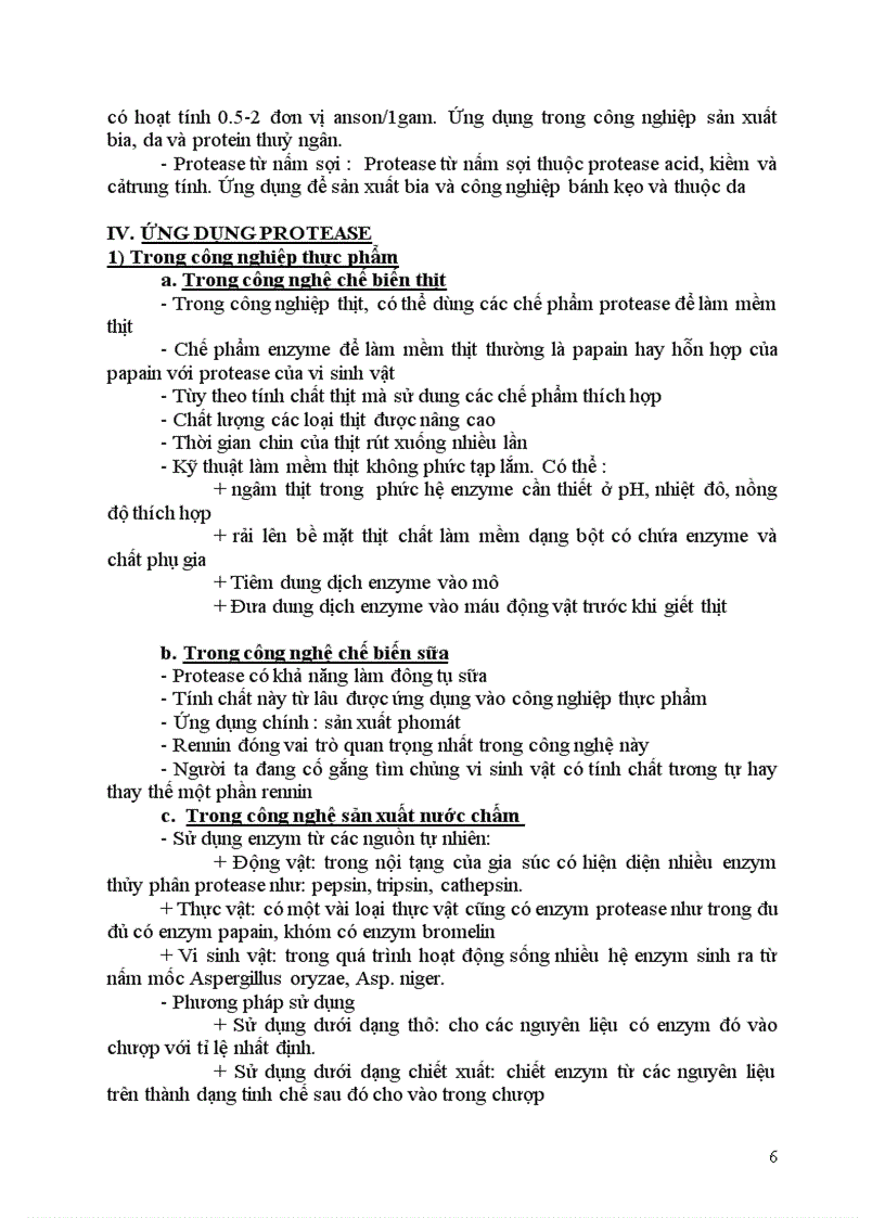 image for page Nguồn thu nhận và ứng dụng của enzyme protease