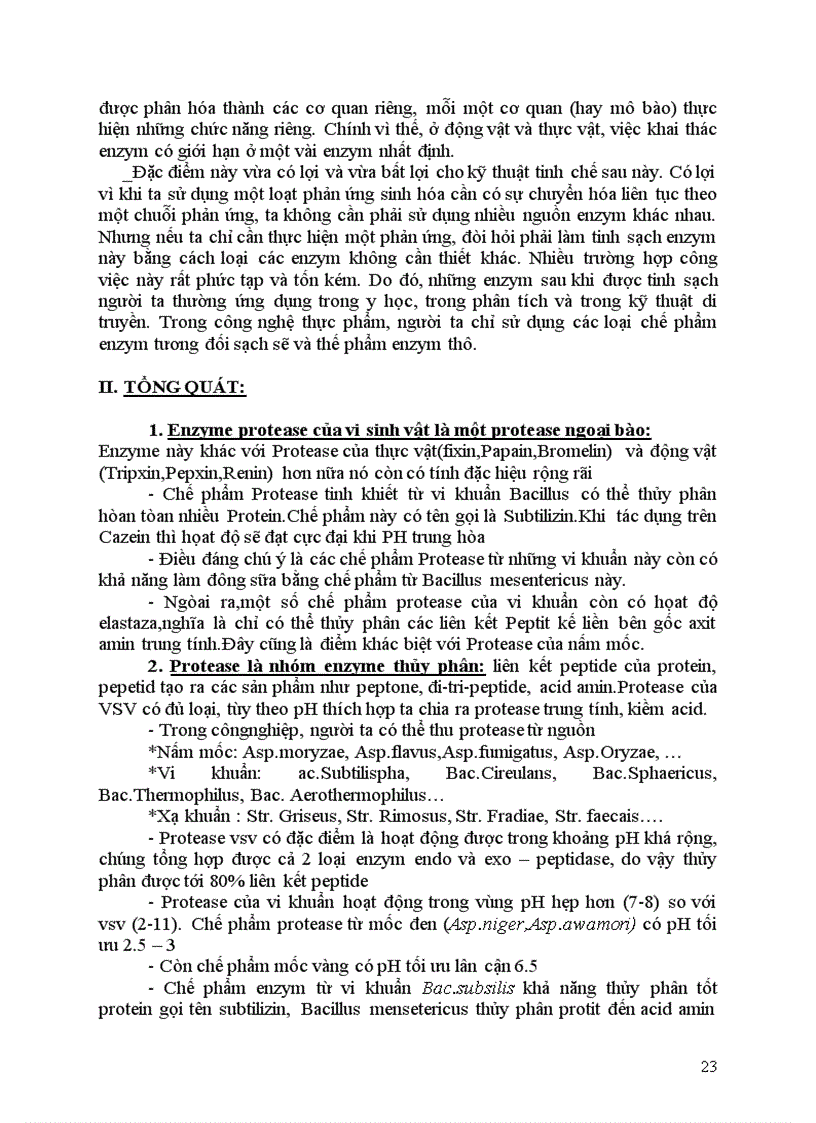 image for page Nguồn thu nhận và ứng dụng của enzyme protease
