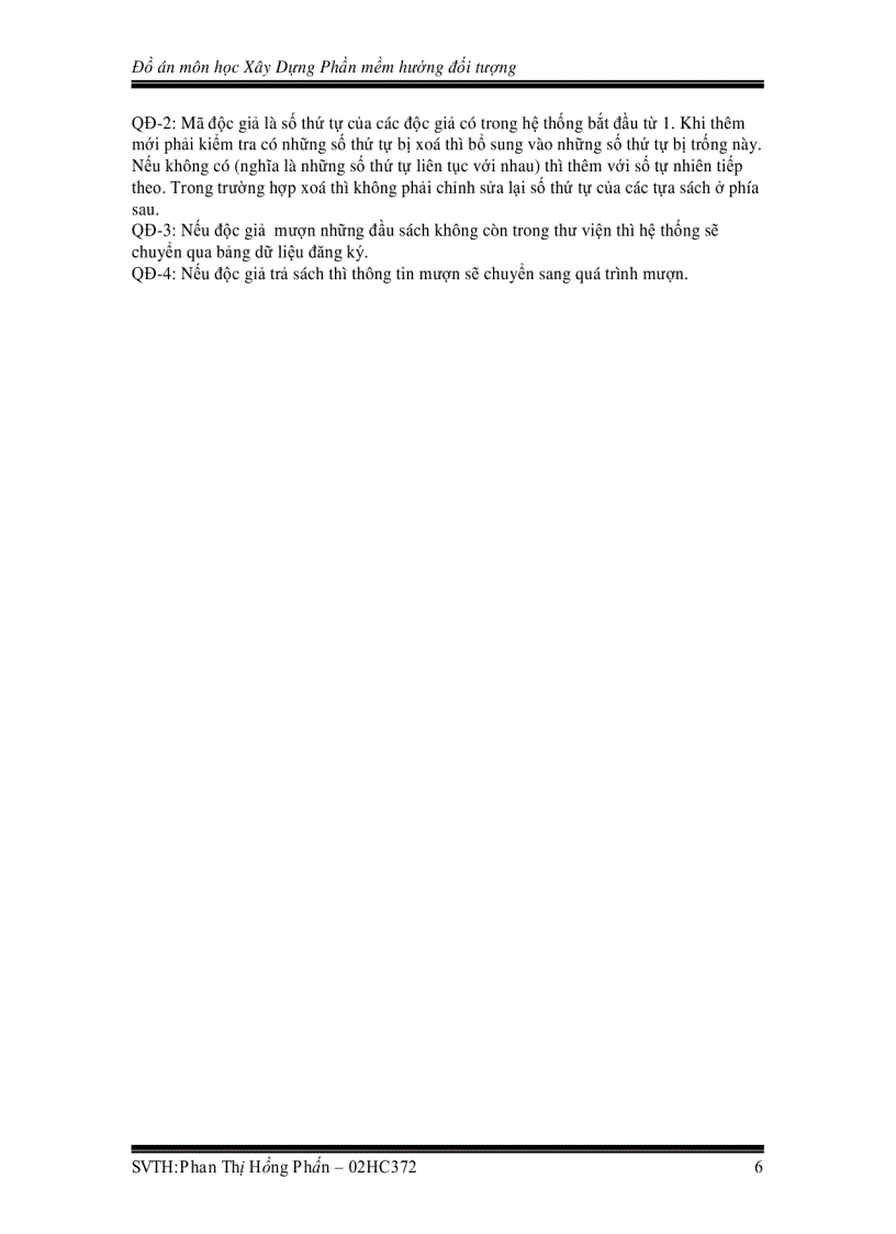 image for page Xây dựng phần mềm hướng đối tượng Quản lí thư viện