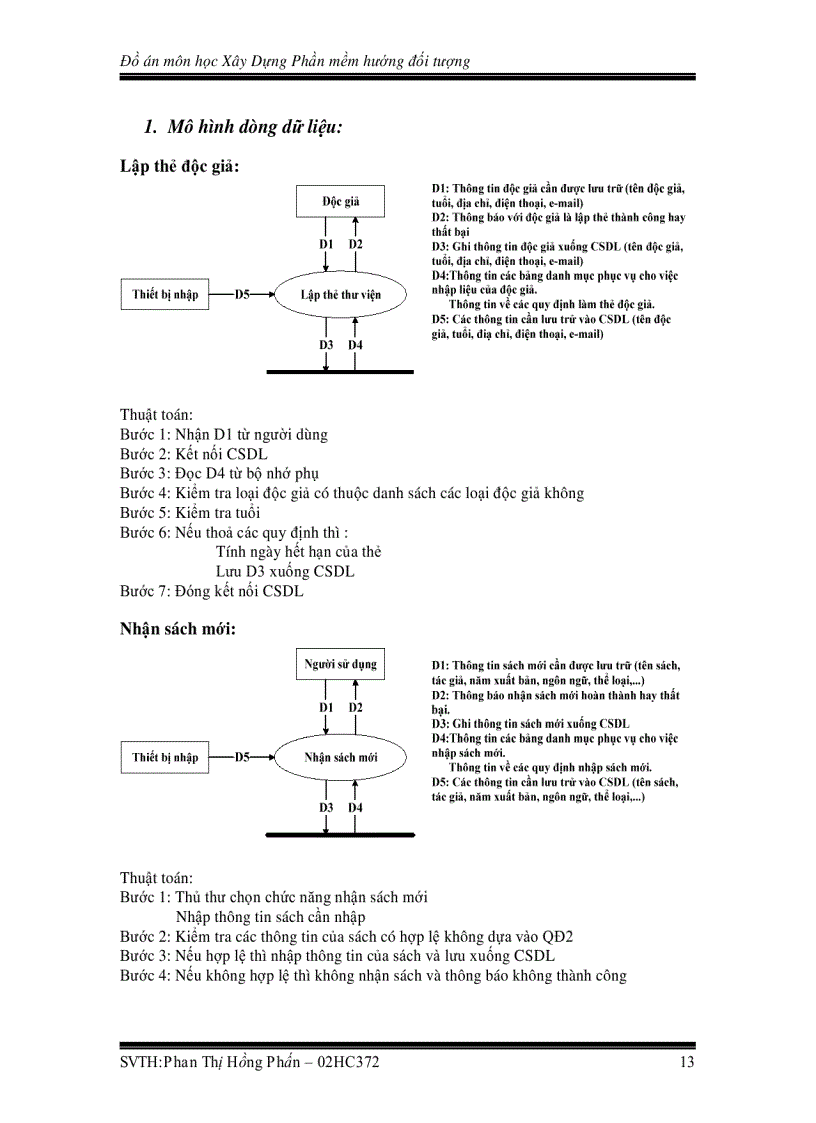 image for page Xây dựng phần mềm hướng đối tượng Quản lí thư viện